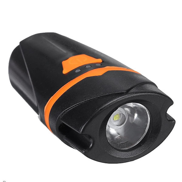 800lm 1200mah Sykkellys med 4 lysmoduser, vanntett i aluminium, USB-lading
