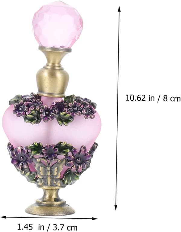 2 stk. aromafalske for eteriske oljer, parfymeflaske i Midtøsten-stil