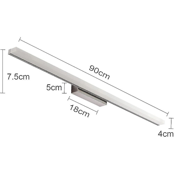 Matt Modern Badrumsbelysning Metall Vägglampa IP67