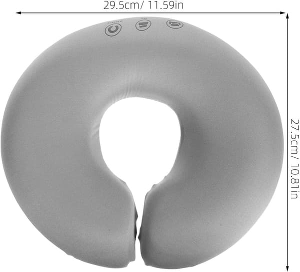 U-formad ansiktskudde för massagebänk med ergonomiskt nackstöd, svamp- och bomullsmaterial