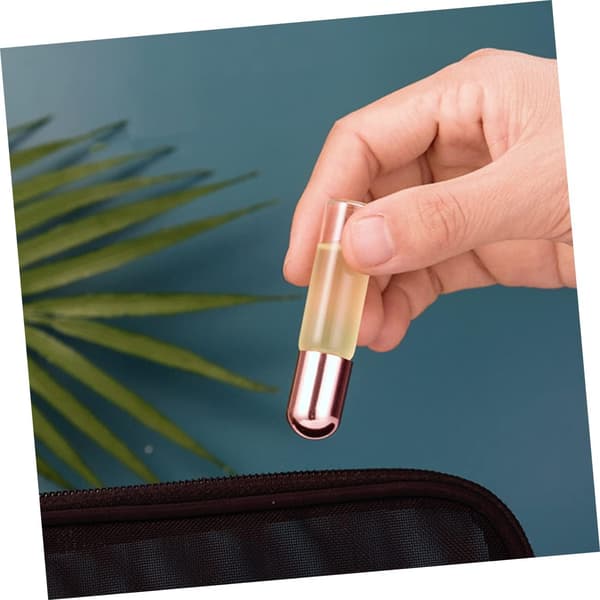 10 st tomma glasflaskor för parfym eterisk olja rollerball för aromaterapi för resor och DIY-doftprojekt