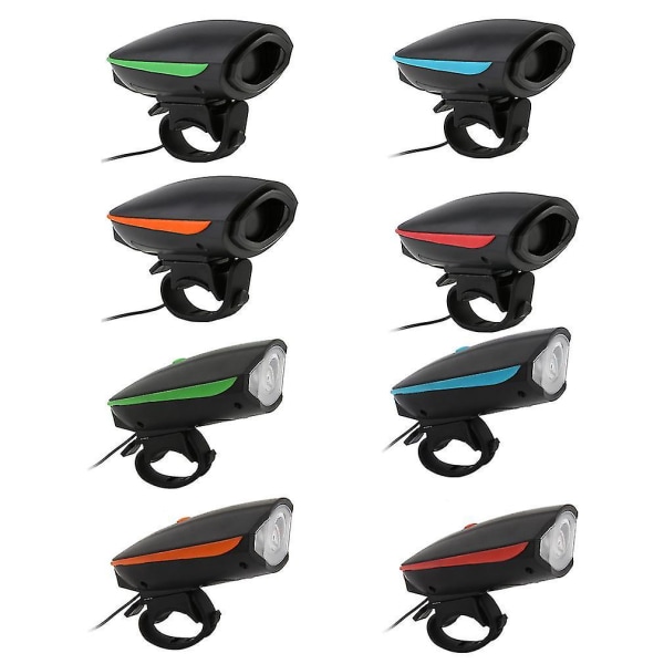 USB-laddningsbara/batteridrivna cykelhuvudlampor med ljusalternativ