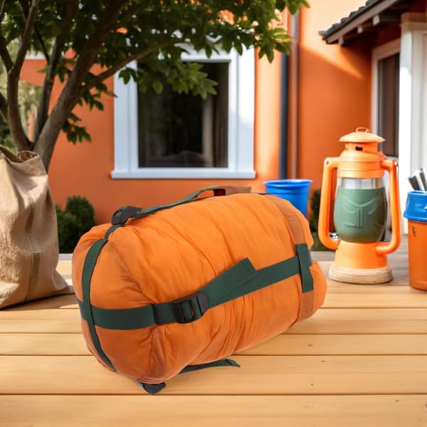 Utendørs kompresjonspose 15x7 tommer lett nylon pakkpose
