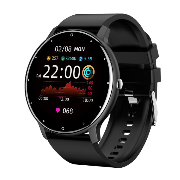 Graffiti Smart Watch Puls Blodtryk Micro-wear Sports Armbånd Black