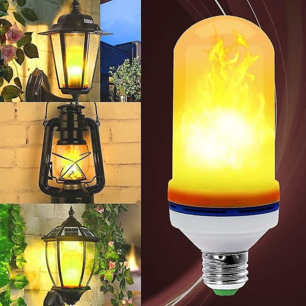 LED E26 E27 Majslys Flammeeffekt SMD 2835 Naturild