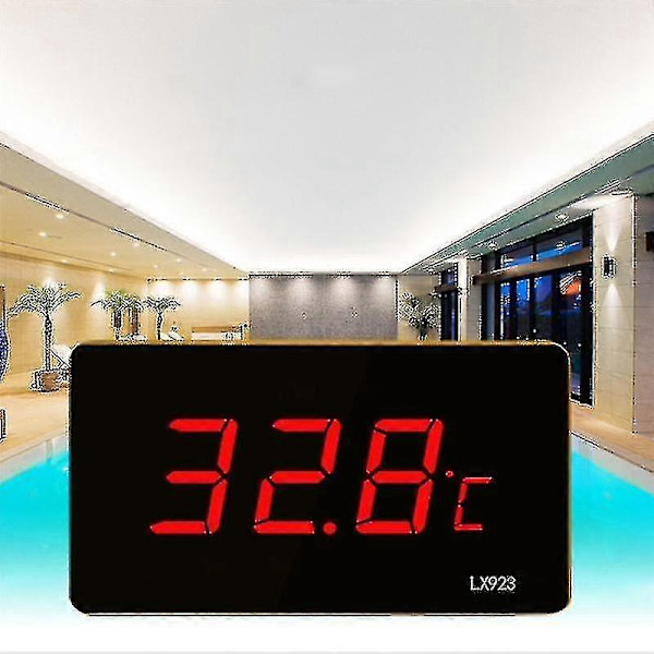 Pooltermometer med LED-display og vandtæt sondetermometer til fisketank, udendørs temperaturmåling - Abc The Better One