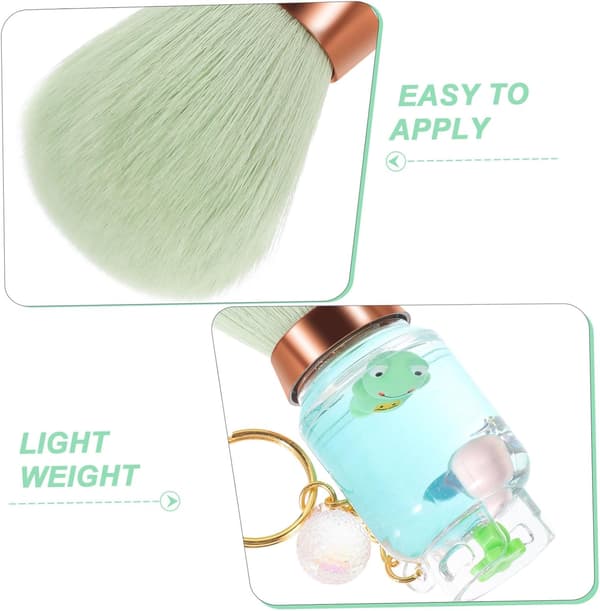 Blush Beauty Tool Gastankformet Makeupbørste til Kinder Bærbar Kosmetikbørste