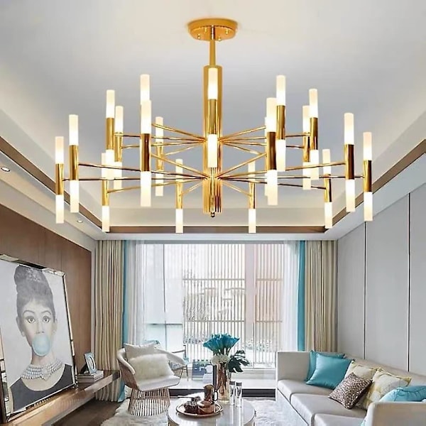LED-Hänglampor 30-lampig Vardagsrum 39\" Chandelier Frostad