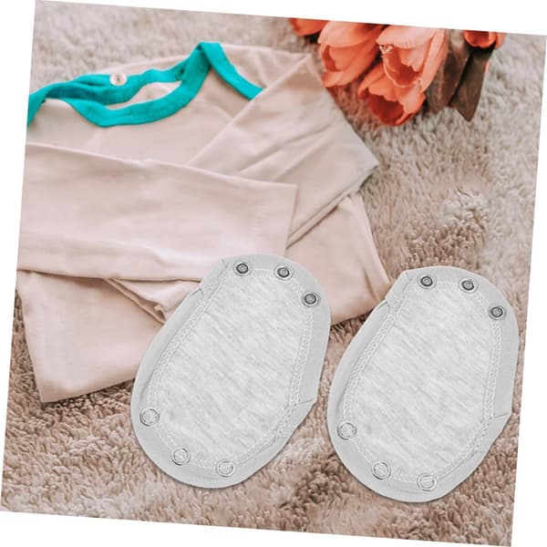 9 st bomullsbodyförlängare tryckknappsförlängare för jumpsuits body tryckknappar jumpsuits