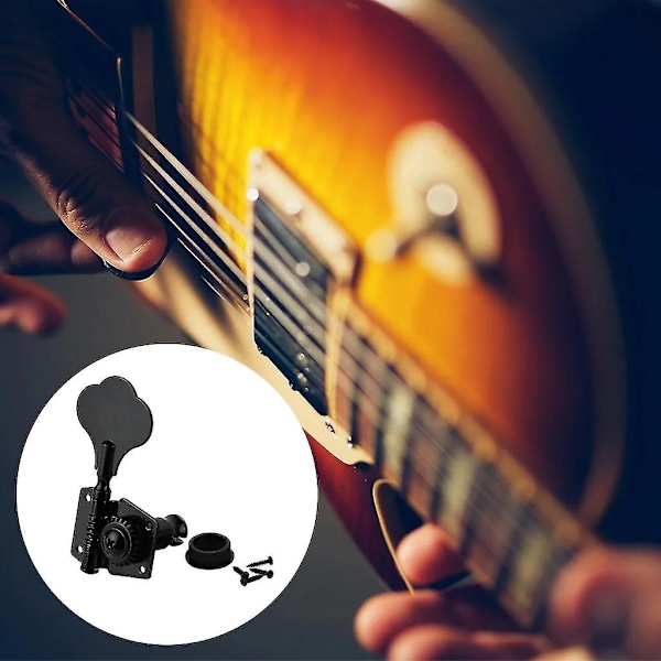 Ersättningsmaskinhuvud för bas, öppen, för 4-strängad elbas Jazz-bas Left
