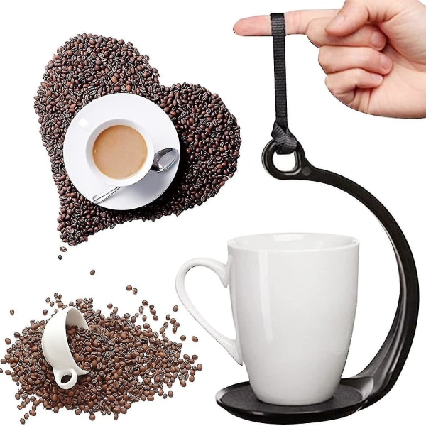 Spill Not Cup Carrier, Anti-spill Mugg Mugghållare Varma Kalla Drycker Te Kaffe1st