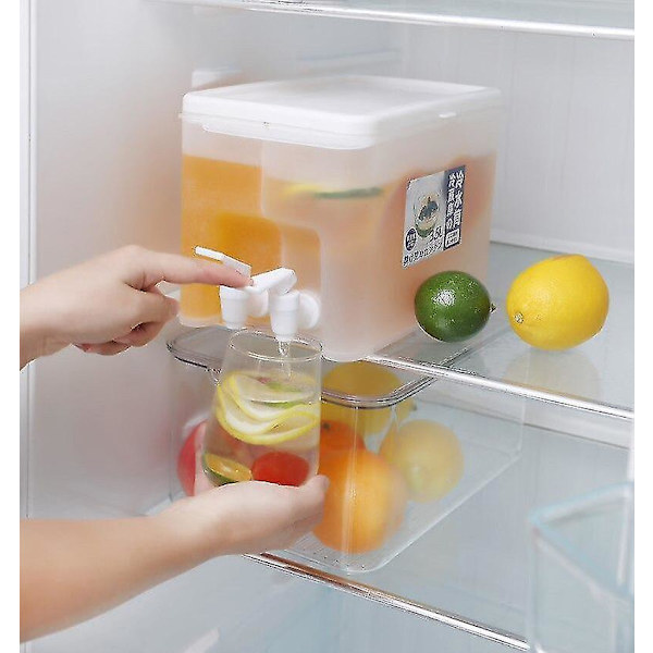 Vandkande Hane Kold Vandflaske Citronjuice Drikkelse