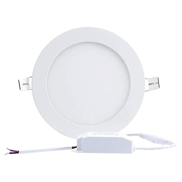 1 stk 12W LED Panel Lys Downlight Rund Taklampe AC