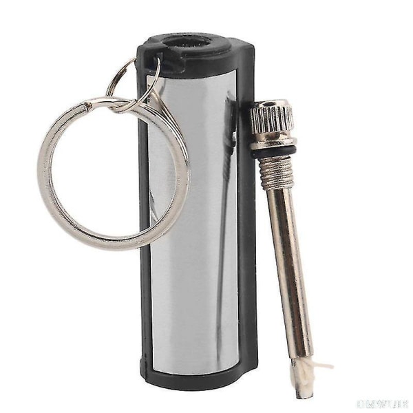 Bærbar Vandfast Permanent Lighter Nøglering i Metal
