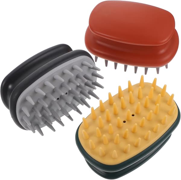 Silikone shampoo børste til hårmassage, udfiltringsfunktion til hovedbundsshampoo plejerutine