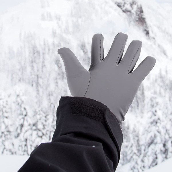 Vinter Kvinder Læder Handsker Tekstning Handsker Varme Touchscreen Handsker