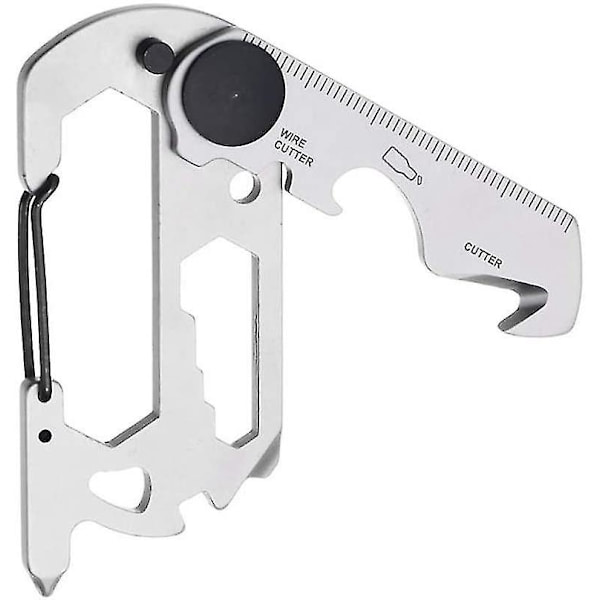 Mini Fältedc Camping Gadget Nyckelringssats Flasköppnare Tillbehör Överlevnadsverktyg