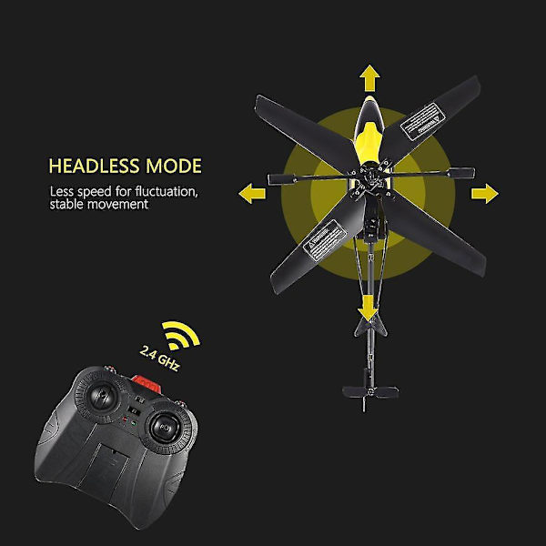 3,5 kanavainen RC-helikopterilelu Kaukosäätimellä Drone Radio Gyro Ilma-alus Lasten lelut