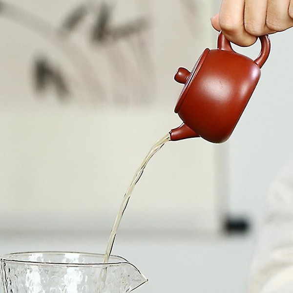 Yixing Håndlavet Lilla Ler Tekande Kugle-Infuser Tekande
