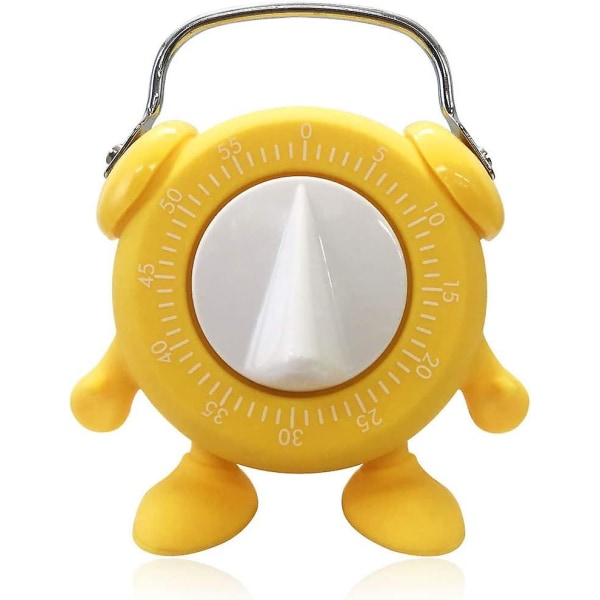 Kitchen Timer, For Baking Teaching Cooking Egg Potty Training Cute 60 Mins Twist Wind-up Timer