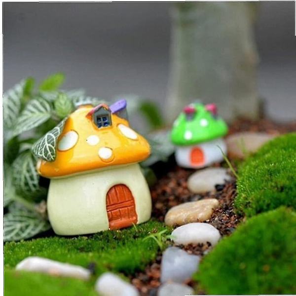 Mini Sopphus Miniatyrpynt (4 stk, Grønn, Gul, Rosa, Rød)