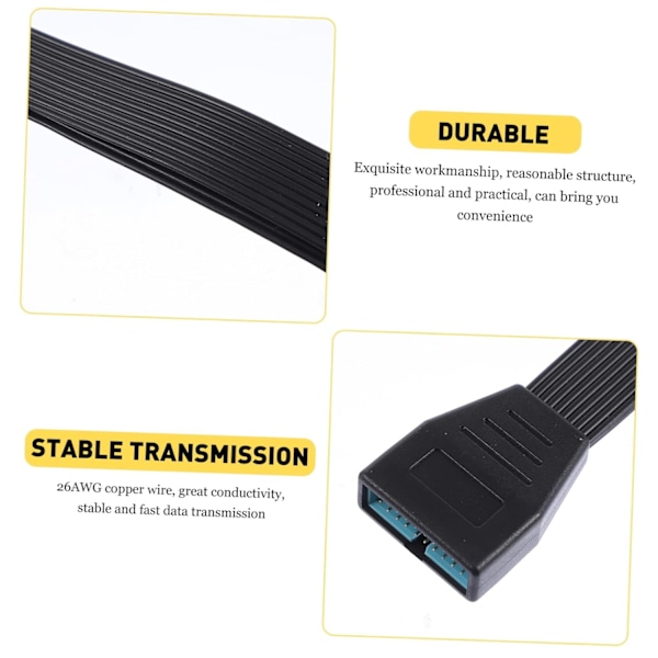 USB-kabel CM Intern Expansions Header Moderkortsadapter Hona till Hane