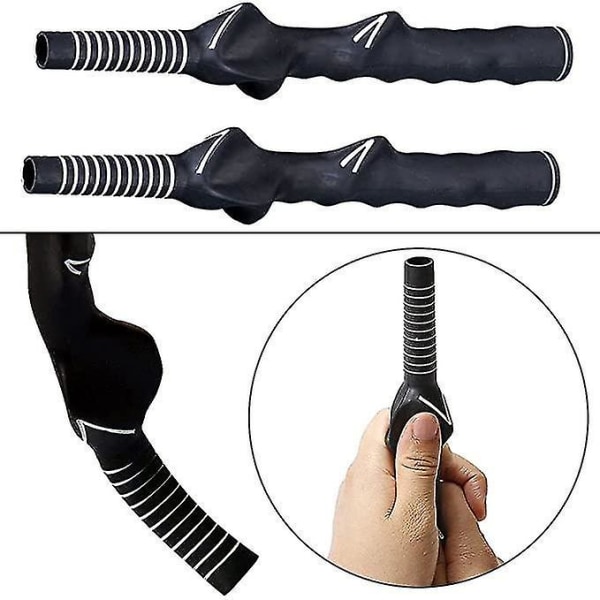 2 stk Golf Treningshjelpemidler Svinggrep Trener Klubbgrep Nybegynner