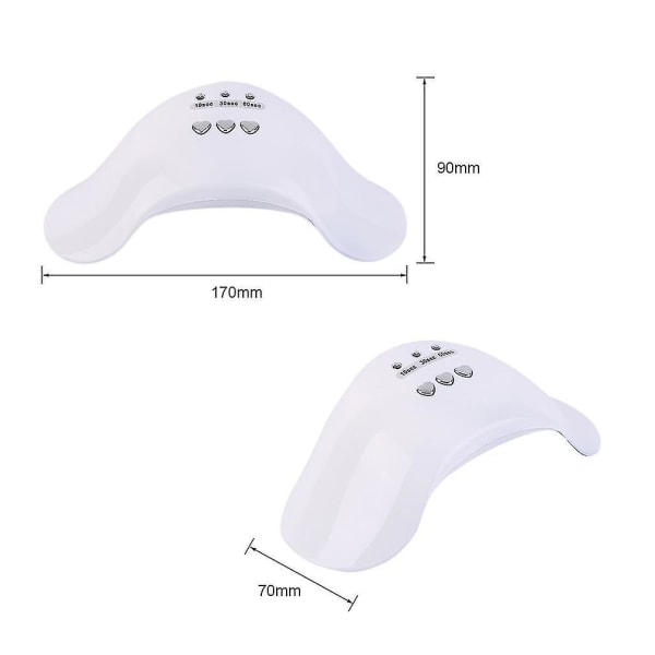 18w Pro Led Lampe Nail Beauty Curing Ultraviolet Nail Dryer