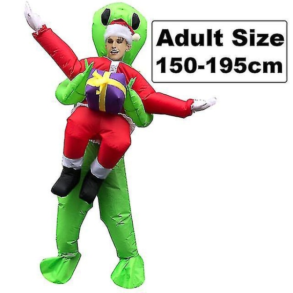 Uppblåsbar kostym för vuxna barn Adult 150-195cm Santa Claus A