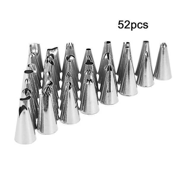 Bakverk Fondant Tårta 52 Spritsmunstycken Set Dekorering