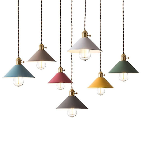 22cm LED-Hänglampa Modern Nordisk Enkel Design Färger
