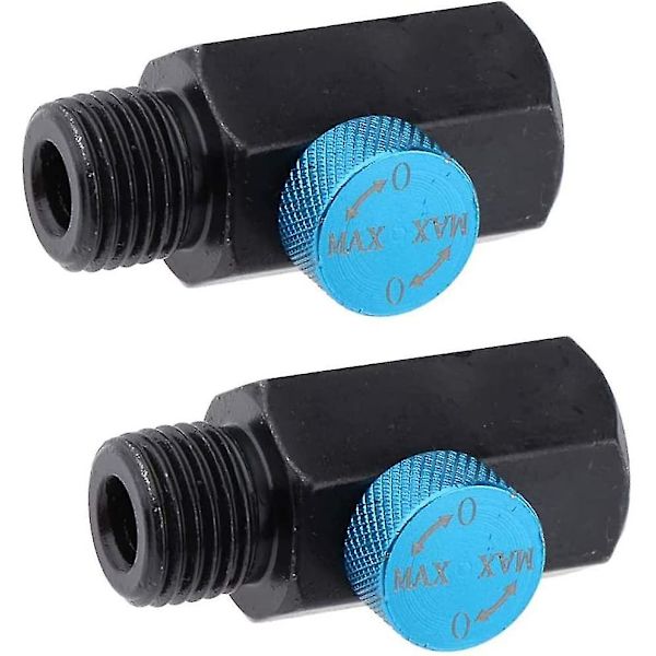 Inline Regulator Solid Steel Trykregulator Værktøj (sort) (2 stk)