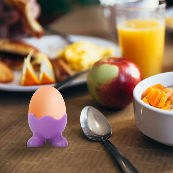 10 stk silikon eggebrett eggekokere kopper multifunksjonell designkopp