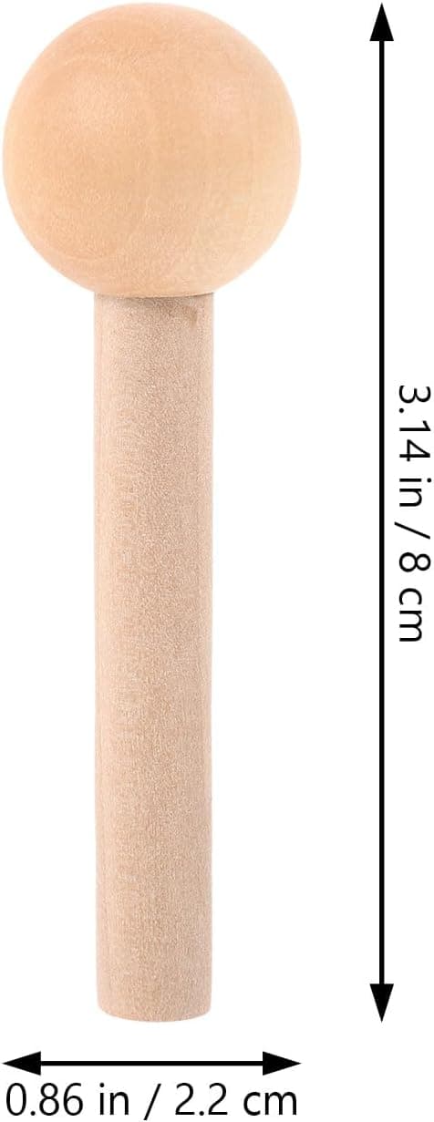 10 st bokträpluggar, 10 mm diameter x 60 mm långa träpluggar