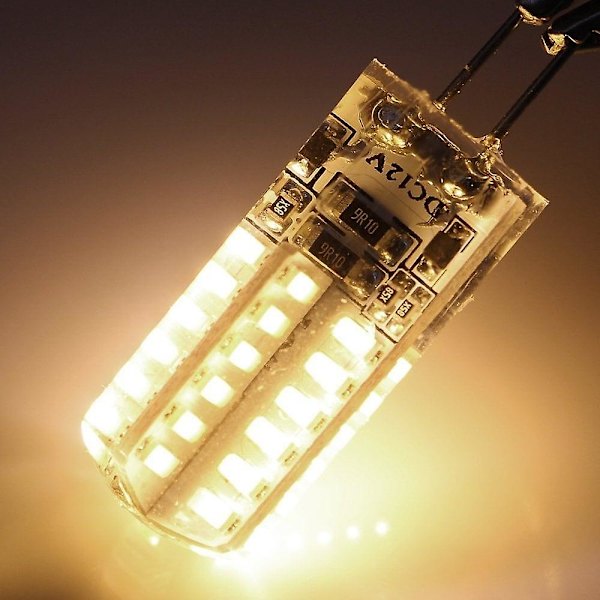 10 stk G4 5W 3014 X 48 LED-lamper Hvit Lys AC12V Ikke-dimbar