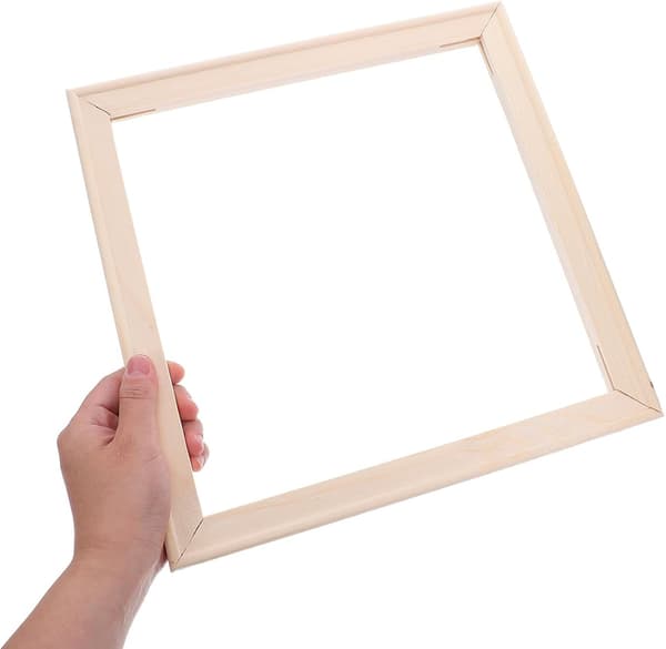 Massiv treramme for DIY-lerret, uferdig tremateriale