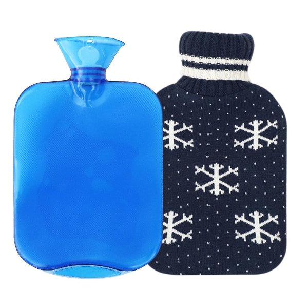 Hot Water Bottle With Cover 2l Bed Bottle With Soft Fleece Cover Bed Bottle Provides Warmth Gift