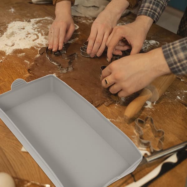 2 stk brødform rektangulær brødform silikon enkel å bruke og rengjøre enkel å vaske for hjemme-DIY-baking