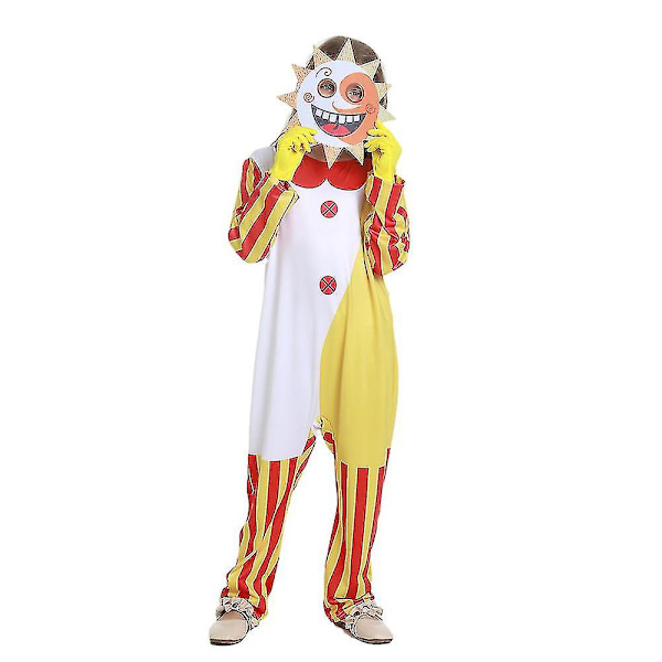 Sundrop Moondrop Jumpsuit Maske Handsker Sæt Børn Drenge Piger Fancy Up Performance Kostume 6-10 Years Sun