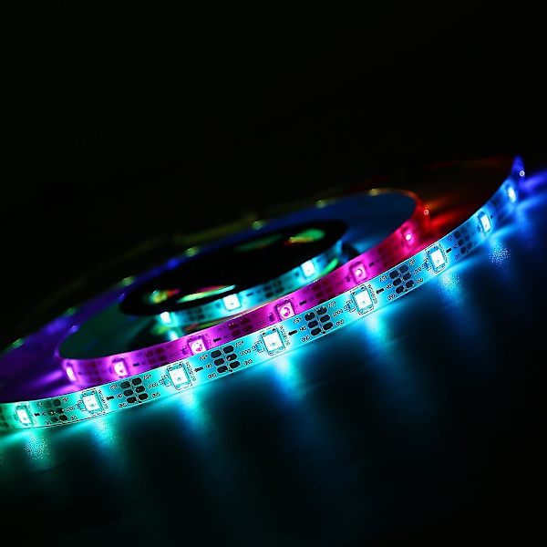 WS68 12 RGB 5050 SMD Vedenkestävä USB 5V LED Valonauha