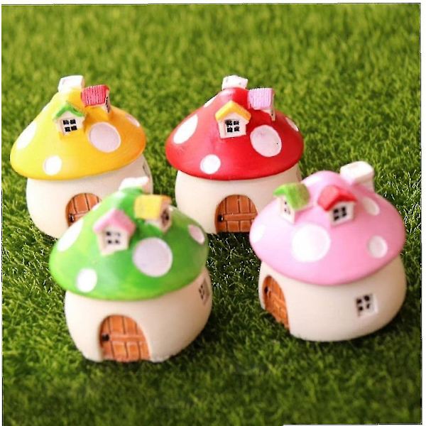 Mini Sopphus Miniatyrpynt (4 stk, Grønn, Gul, Rosa, Rød)