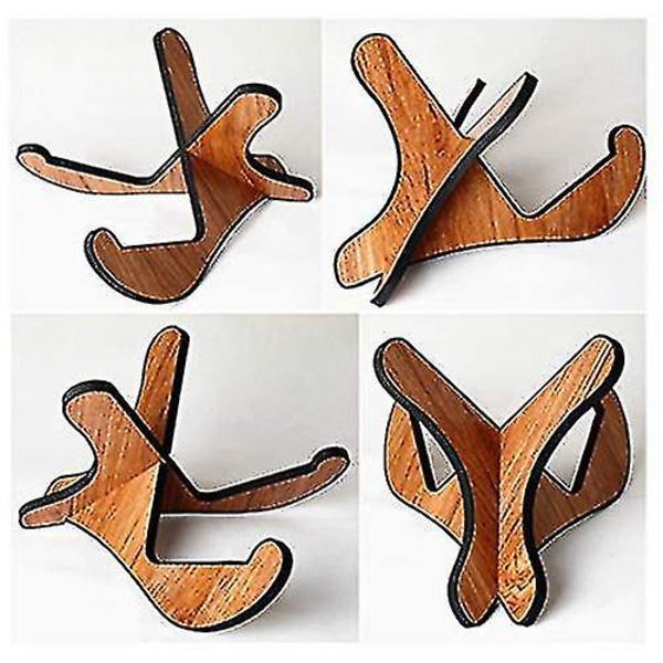 Gitarstativ i tre, tykk universal, eidoct tre X-ramme robust instrumentstativ med myke skinnkanter for akustiske klassiske bassgitarer