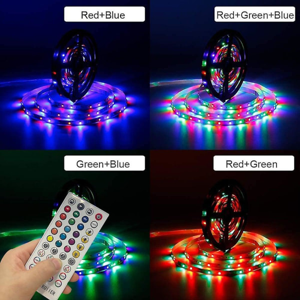 20m 65ft LED Smart Strip Lysbånd TV Baggrundsbelysning RGB Bluetooth Synkronisering