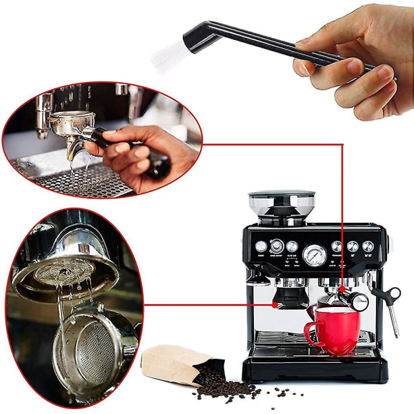 Gruppehode Rengjøringsbørste For Espresso Kaffemaskin (2 stk)