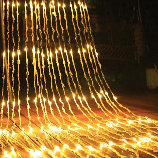 Waterfall String Lights Christmas Holiday Outdoor Waterpoof