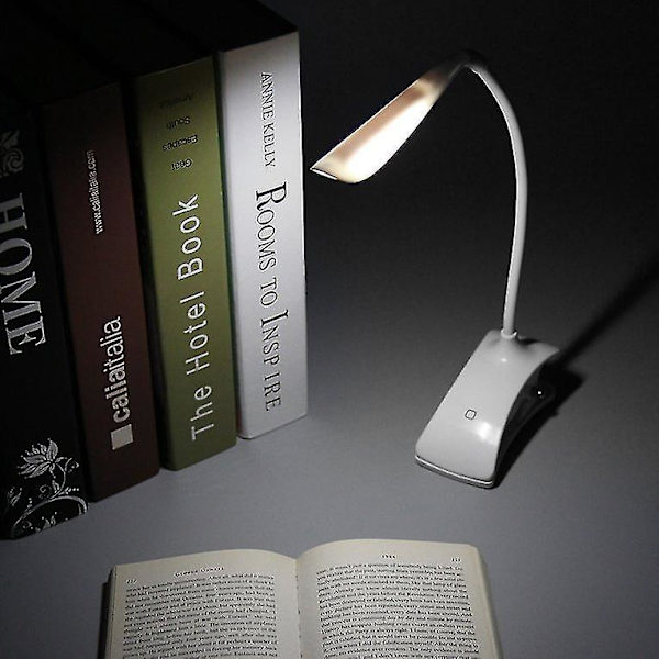 Himmennettävä, USB-ladattava, kosketusohjattu LED-lukulaite