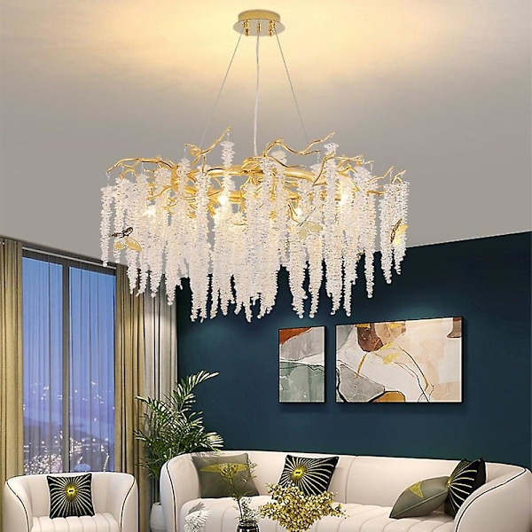 60cm Unik Design Lysekrone Aluminium Led Nordisk Stil