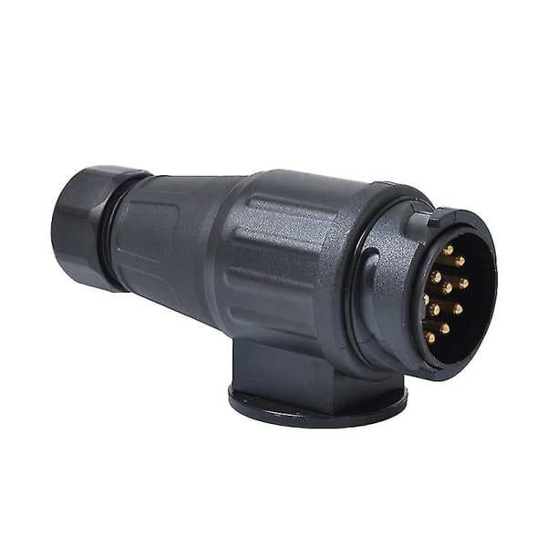 12V 13-polet Trailer Stik Adapter Plastik 13-polet Trailer Elektrisk Stikforbindelse Ledningsforbindelse Adapter