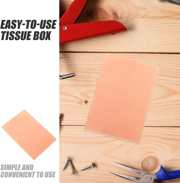 15 stk. Enkeltsidede kobberklædte PCB-plader 7 cm x 10 cm Fr4 Epoxy Glasfiber Printplader