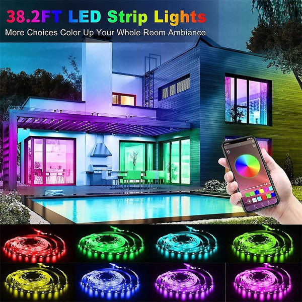 LED-lysstripe 5050 SMD 20m Smart RGB Tape